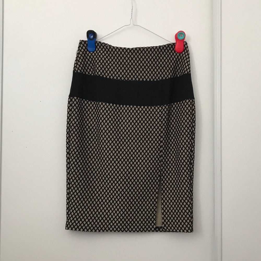 Kendall + Kylie FishNet Detail Pencil Skirt